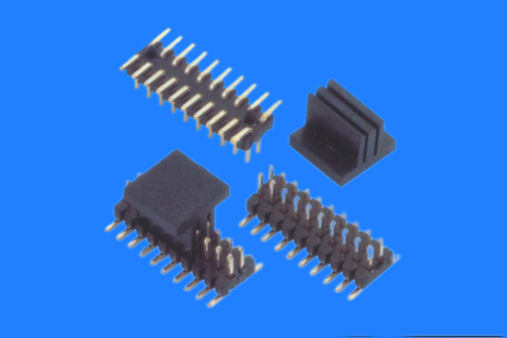 1.0MM排针 单塑、双塑立贴系列